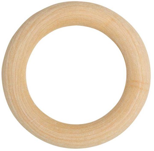Go Handmade Holz Ringe Ø 75 mm (1 Stück)