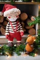 Weihnachtsmann mit Rentier Häkelpaket-2