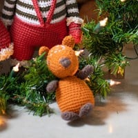 Weihnachtsmann mit Rentier Häkelpaket-3