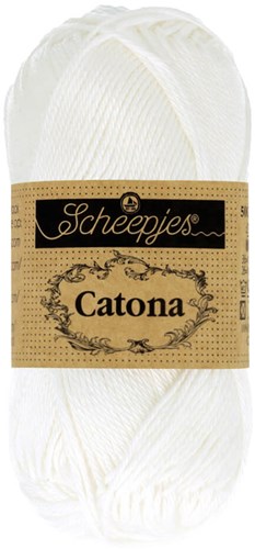 Scheepjes Catona 50g 106 Snow white