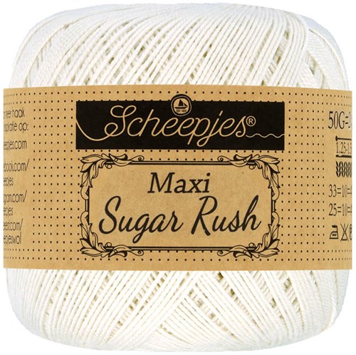 Scheepjes Maxi Sugar Rush 105 Bridal White