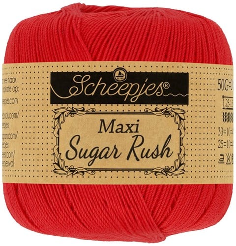 Scheepjes Maxi Sugar Rush 115 Hot Red
