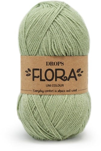 Drops Flora Uni Colour 16 Pistazie