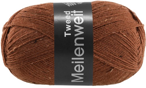 Lana Grossa Meilenweit 100 Tweed 174 Nougat