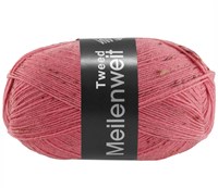 Lana Grossa Meilenweit 100 Tweed 175 Lachsrosa