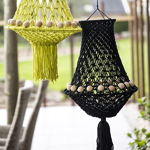 Makrameeanleitung Lampe