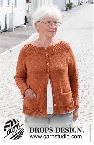 Strickanleitung Drops Soft Tweed Cardigan-2