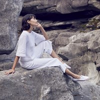 Wooladdicts Slow Stargazer Pullover Strickpaket 1 XL White-2