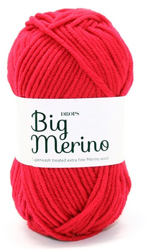 Drops Big Merino Uni Colour 18 Red