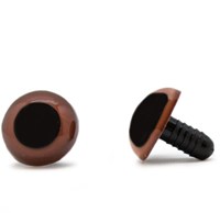 Sicherheitsaugen Braun 18mm 2 Stück