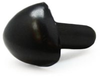 Sicherheitsnase Dreieck schwarz 18mm