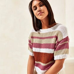 Phil Eucalyptus Streifenshirt Strickpaket