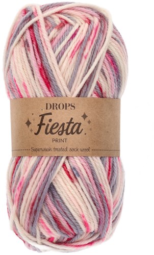 Drops Fiesta Print 19 Beerensahne