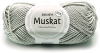 Drops Muskat Uni Colour 19 Hellgrau