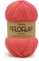 Drops Flora Uni Colour 19 Koralle