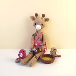 Giraffe Kaya Garn und Hkelpaket - Mrs.Milly