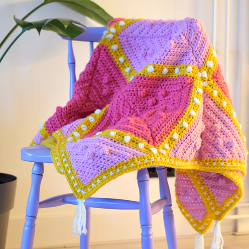 Granny Square Decke Häkelpaket-2
