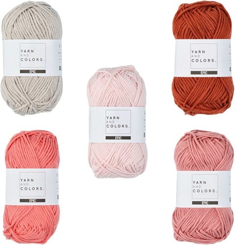 Yarn and Colors Colorblocking-Decke Häkelpaket 1-2