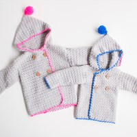 Häkelanleitung Jacke für Kinder