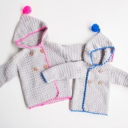 Häkelanleitung Jacke für Kinder