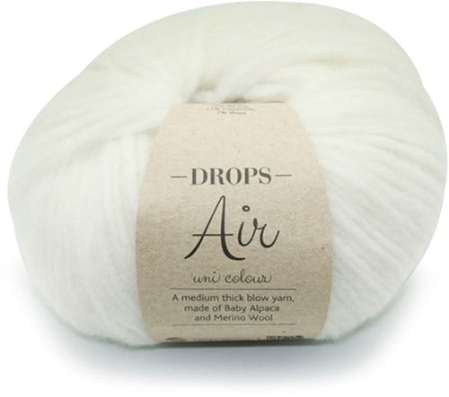 Drops Air Uni Colour 01 Natur