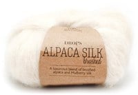 Drops Brushed Alpaca Silk Uni Colour 001 Natur