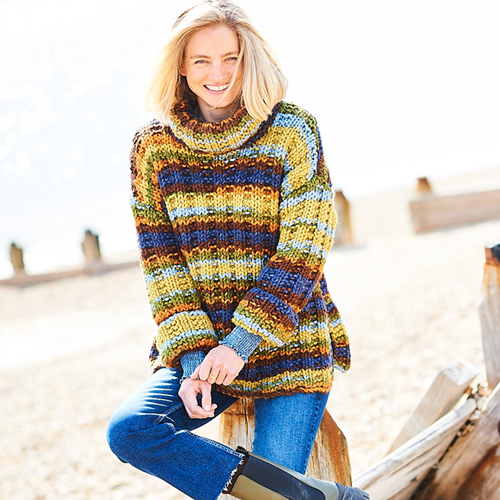 Stylecraft Merry Go Round XL Sweaters Strickanleitung