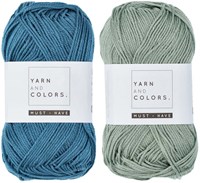 Yarn and Colors Must-Have Mandala Häkelpaket 1 Petrol Blue / Eucalyptus-2