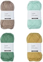 Yarn and Colors Face Scrubbies Häkelpaket 073 Jade Gravel