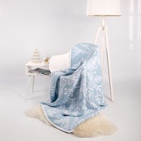 Arctic Bloom Decke Ice Blue Häkelpaket - Exklusive Muster-2