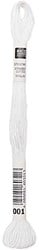 Rico Sticktwist Stickgarn 8m 001 White