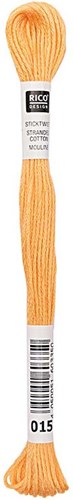 Rico Sticktwist Stickgarn 8m 015 Orange