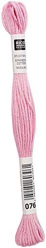 Rico Sticktwist Borduurgaren 8m 076 Pink