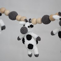 Go Handmade Häkelanleitung Kinderwagenkette Kuh-2