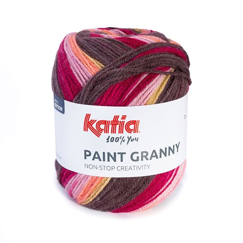 Katia Paint Granny 201 Perlbrombeer-Beige-Makeup