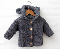 Strickanleitung Babyjäckchen mit Kapuze-3
