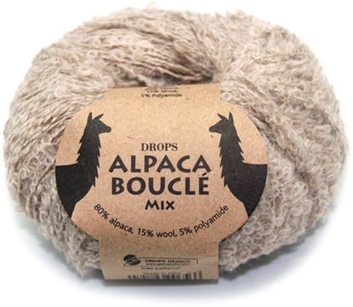 Drops Alpaca Bouclé Mix 2020 Hellbeige