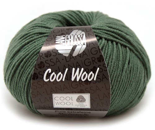 Lana Grossa Cool Wool 2021 Dunkelgraugrün