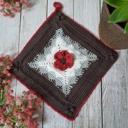 Häkelanleitung Mo(h)ntags Topflappen