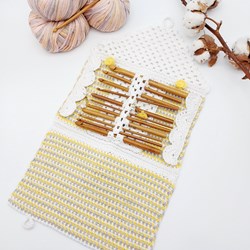 Häkelanleitung Häkelnadel-Tweed-Etui