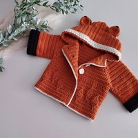 Häkelanleitung Babyjacke Foxy-3