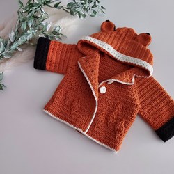 Häkelanleitung Babyjacke Foxy