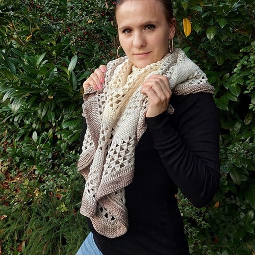 Ombré Dreiecks Schal Häkelpaket