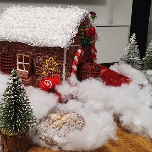 Häkelanleitung Lebkuchenhaus Weihnachtsstimmung-2