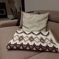 Häkelanleitung Kuscheldecke C2C-3