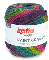 Katia Paint Granny 204 Grün-Senfgelb-Lila