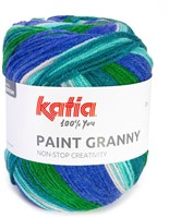 Katia Paint Granny 205 Blau-Grün-Ölfarbe