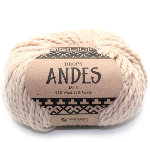 Drops Andes Mix 0206 Hellbeige