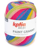 Katia Paint Granny 207 Blau-Grün-Gelb-Pink