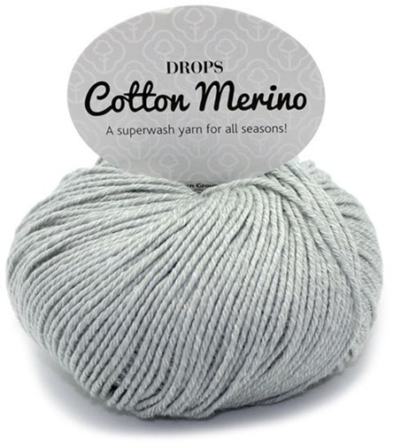 Drops Cotton Merino Uni Colour 20 Hellgrau